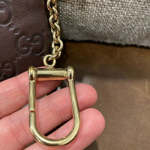 Gucci Brown Leather Key Case - Picture 2 of 8